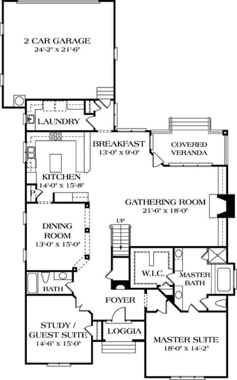House Plan House Plan #12762 Drawing 1