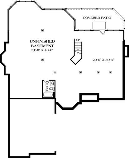 Floorplan 1 for House Plan #3323-00295