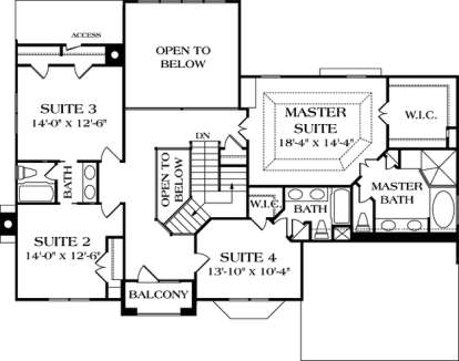 Floorplan 3 for House Plan #3323-00296