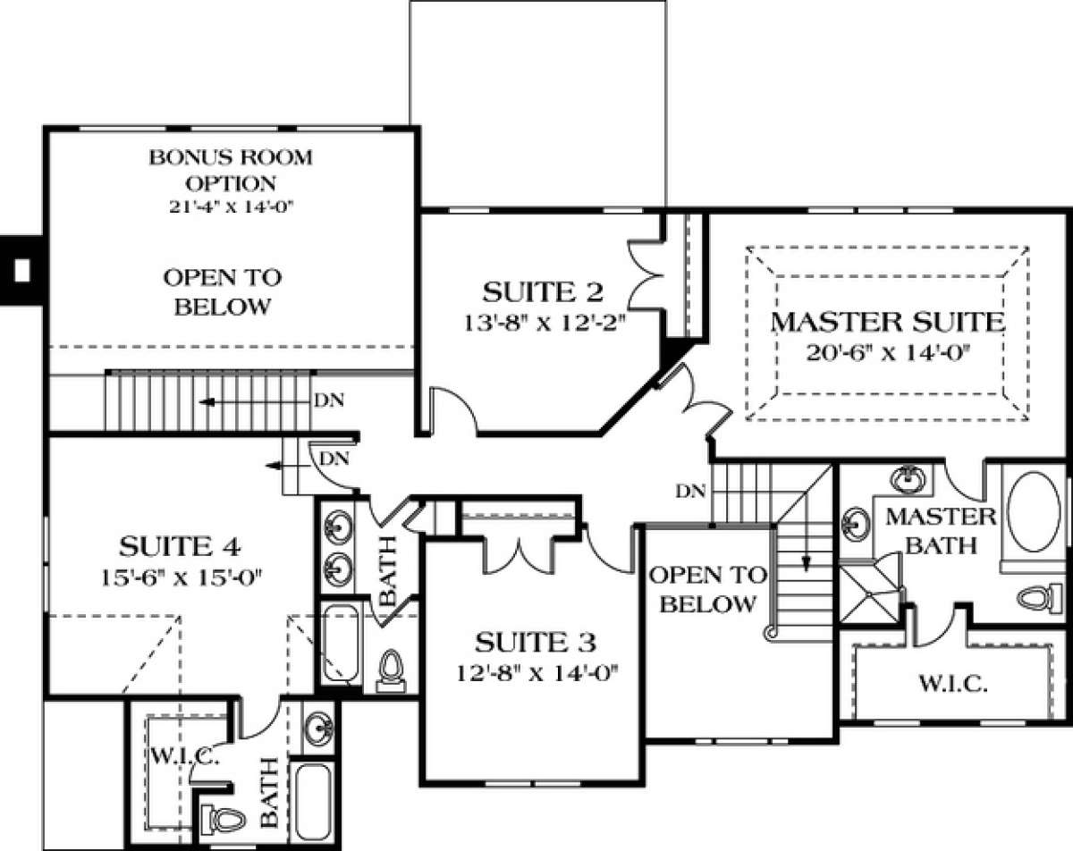 Floorplan 2 for House Plan #3323-00297