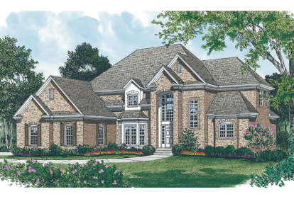 Traditional House Plan #3323-00299 Elevation Photo