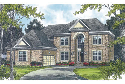 Traditional House Plan #3323-00300 Elevation Photo