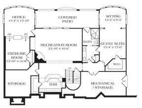 Basement for House Plan #3323-00303