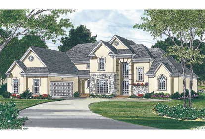 Traditional House Plan #3323-00305 Elevation Photo
