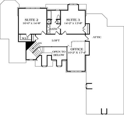 Floorplan 3 for House Plan #3323-00306