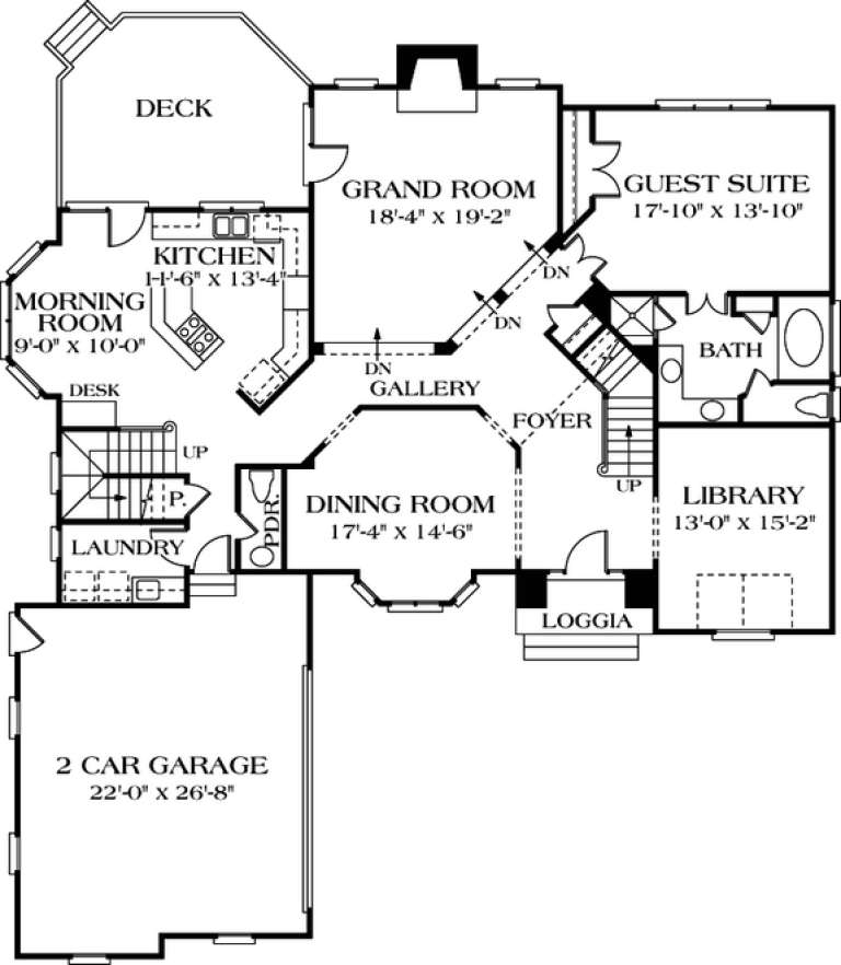 House Plan House Plan #12776 Drawing 1