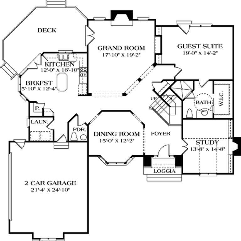House Plan House Plan #12777 Drawing 1