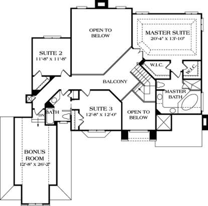 Floorplan 2 for House Plan #3323-00308