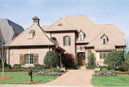 European House Plan #3323-00311 Elevation Photo