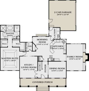 Main Floor for House Plan #3323-00313