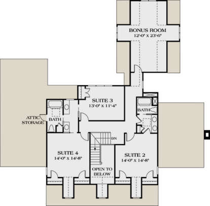 Second Floor for House Plan #3323-00313