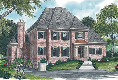 4 Bed, 3 Bath, 4081 Square Foot House Plan - #3323-00314