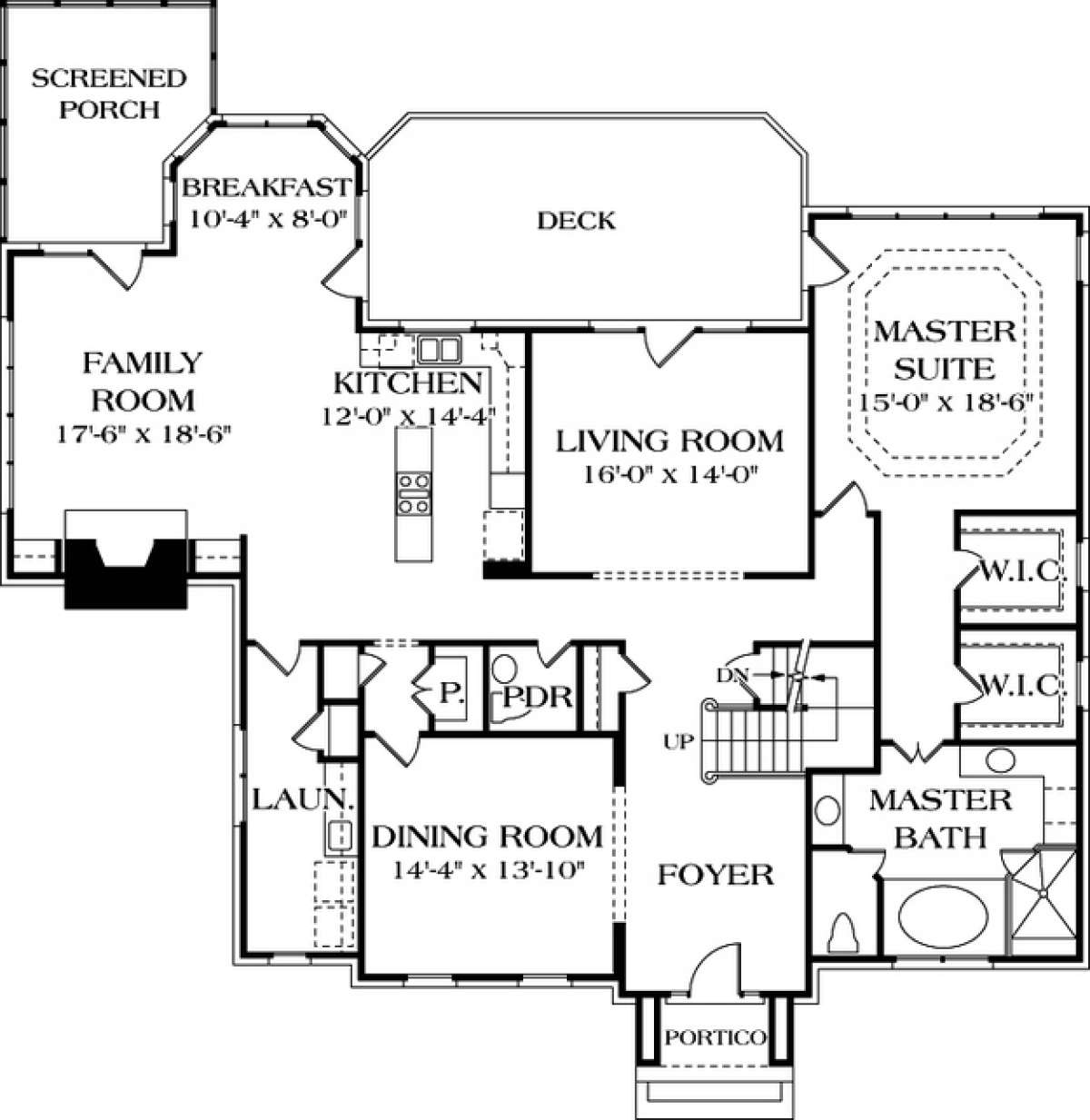 Floorplan 2 for House Plan #3323-00314