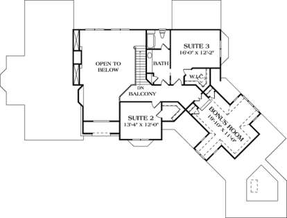 Floorplan 2 for House Plan #3323-00315
