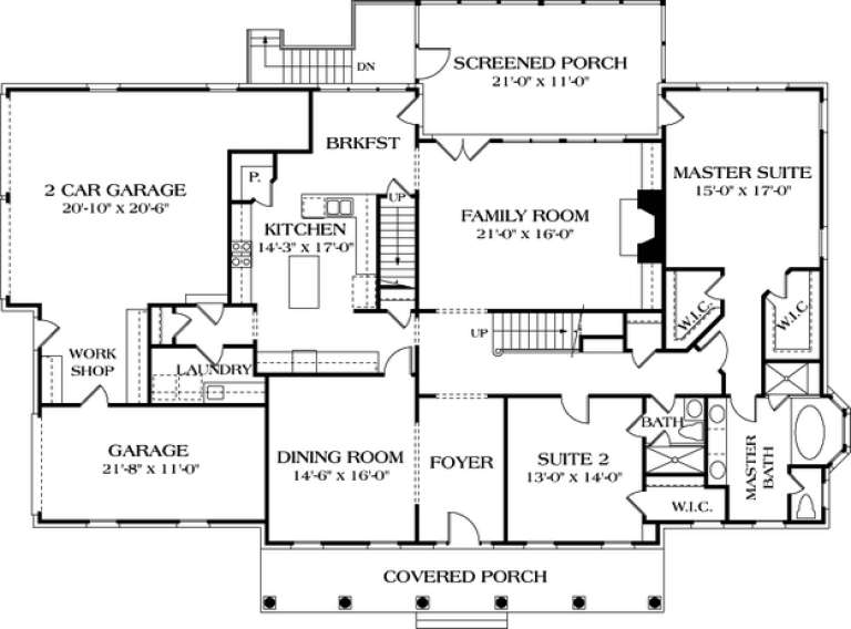 House Plan House Plan #12786 Drawing 1