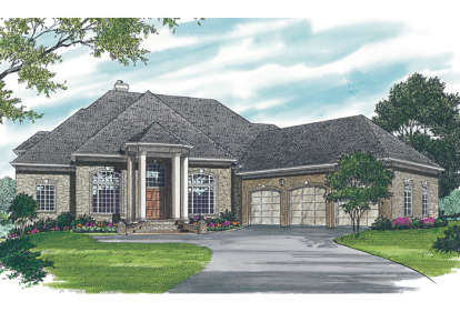 Traditional House Plan #3323-00319 Elevation Photo