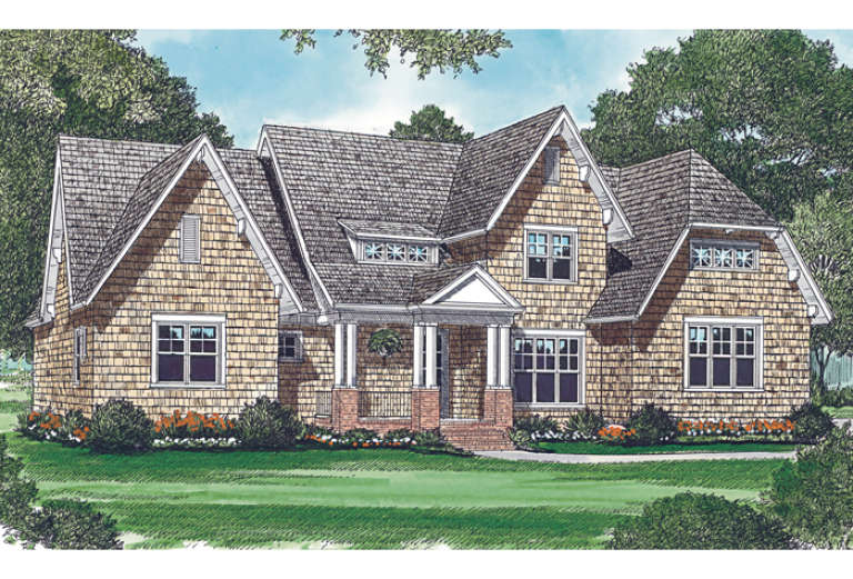 Cottage House Plan #3323-00322 Elevation Photo