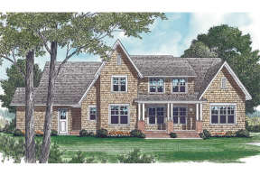 Cottage House Plan #3323-00322 Elevation Photo