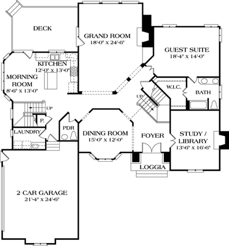 House Plan House Plan #12792 Drawing 1