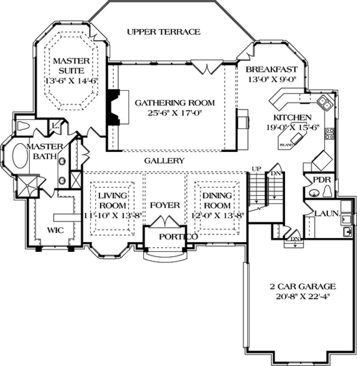 Floorplan 2 for House Plan #3323-00324