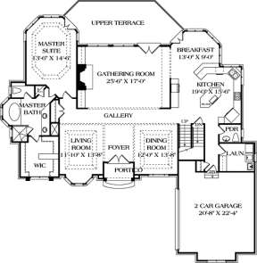 Floorplan 2 for House Plan #3323-00324