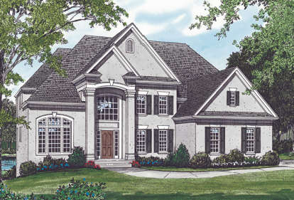 Traditional House Plan #3323-00325 Elevation Photo