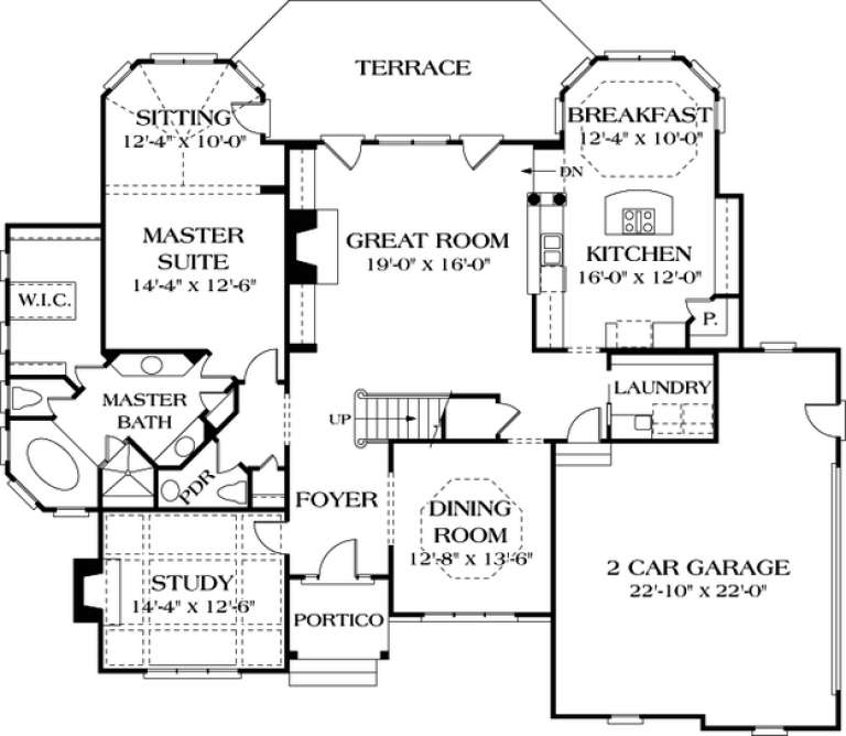 House Plan House Plan #12797 Drawing 1