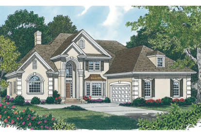 5 Bed, 4 Bath, 3583 Square Foot House Plan - #3323-00330