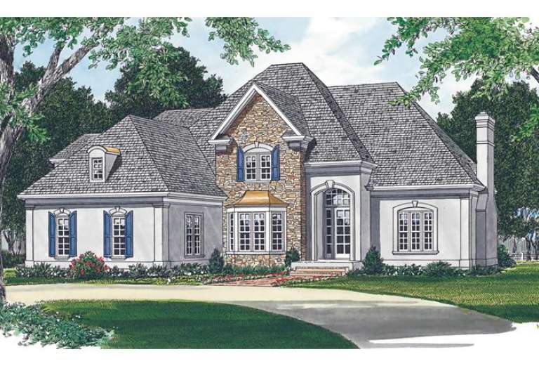 House Plan House Plan #12805 Front Elevation