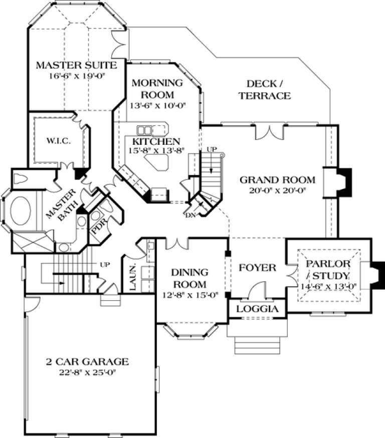 House Plan House Plan #12805 Drawing 1