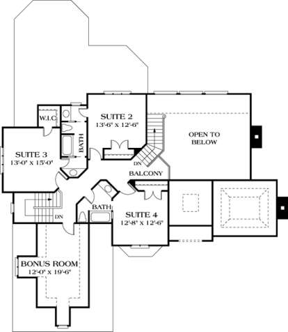 Floorplan 2 for House Plan #3323-00336