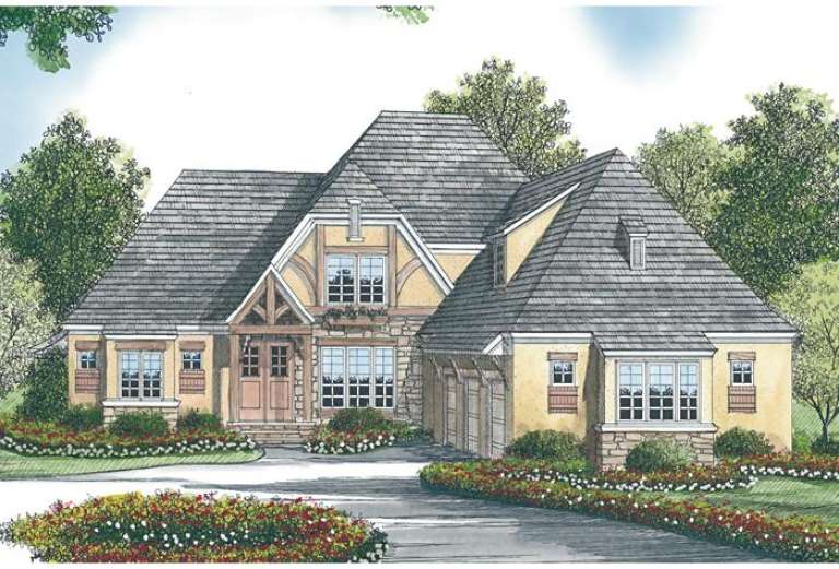 House Plan House Plan #12807 Front Elevation