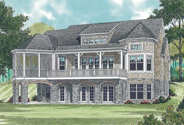 Cottage House Plan #3323-00339 Elevation Photo
