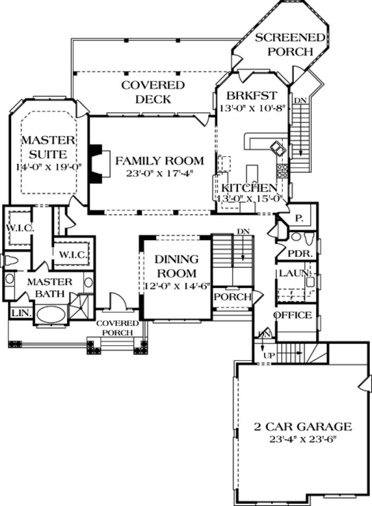 Floorplan 2 for House Plan #3323-00339