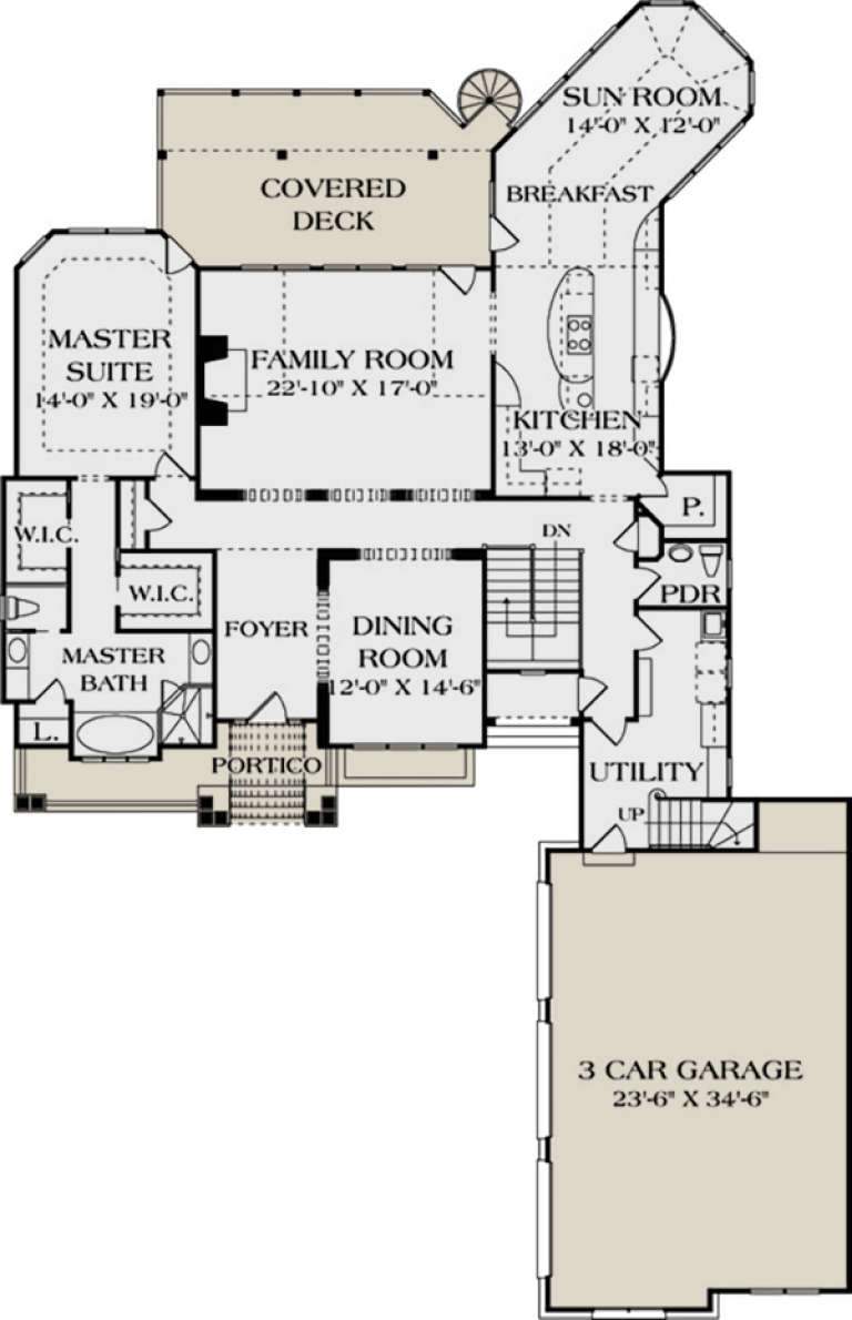 House Plan House Plan #12809 Drawing 1
