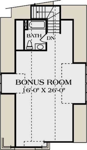 Bonus Room for House Plan #3323-00340