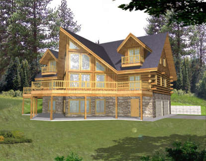 3 Bed, 3 Bath, 3219 Square Foot House Plan - #039-00045