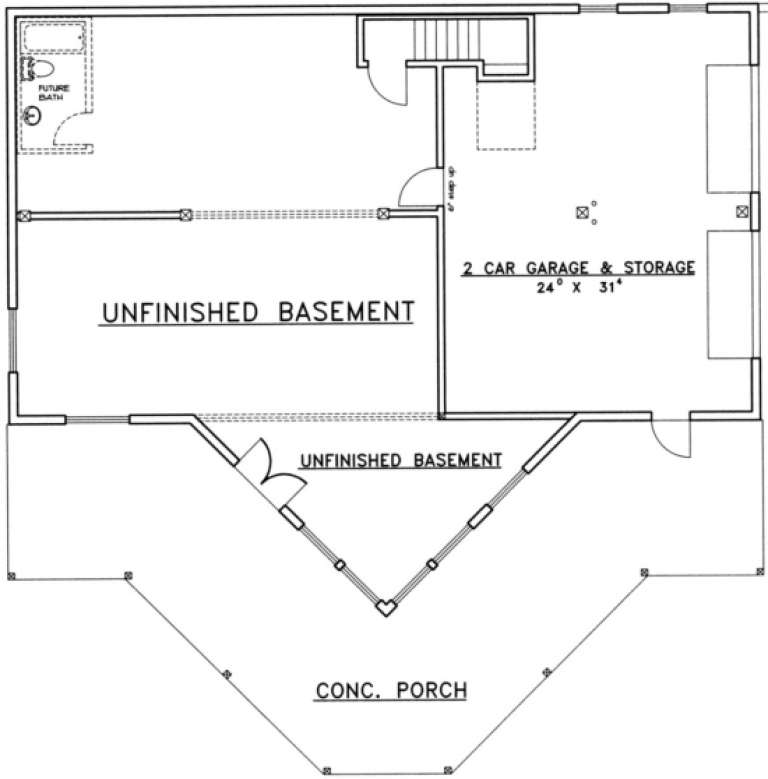 House Plan House Plan #1281 Drawing 1