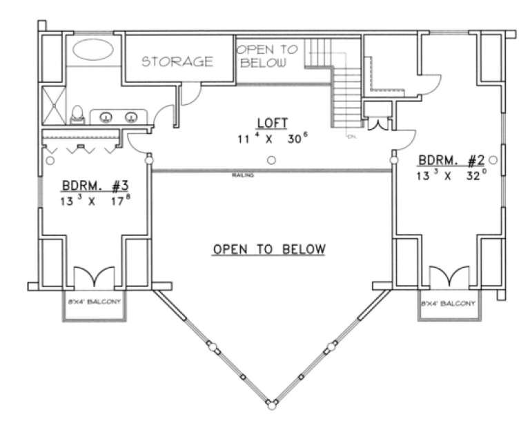 House Plan House Plan #1281 Drawing 3