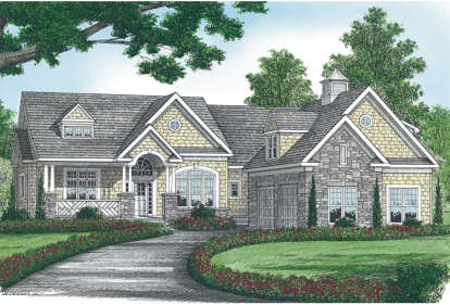 Cottage House Plan #3323-00341 Elevation Photo