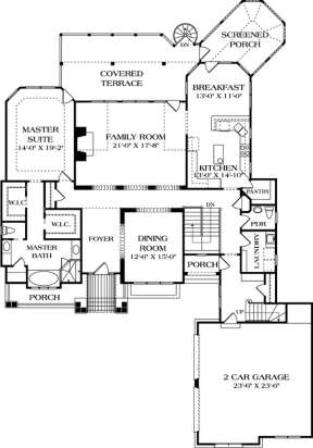 Floorplan 2 for House Plan #3323-00341