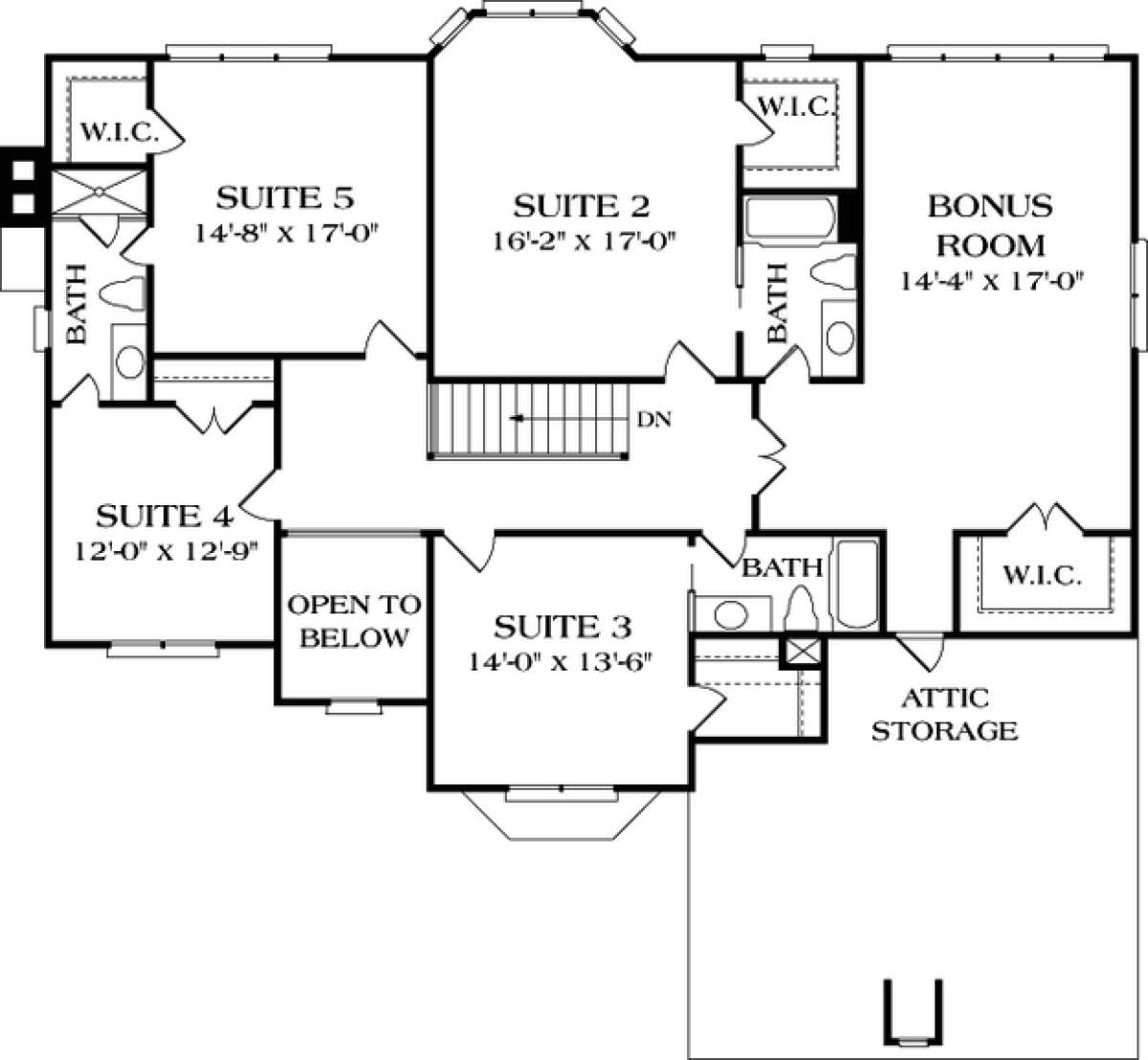 Floorplan 3 for House Plan #3323-00346