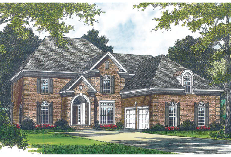 Traditional House Plan #3323-00348 Elevation Photo