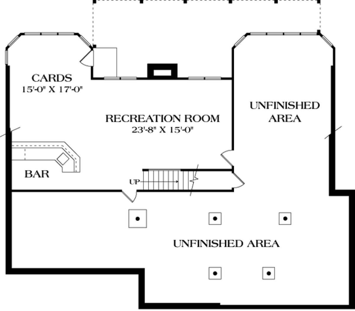 Floorplan 1 for House Plan #3323-00348