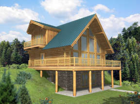Country House Plan #039-00046 Elevation Photo