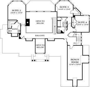 Floorplan 2 for House Plan #3323-00353