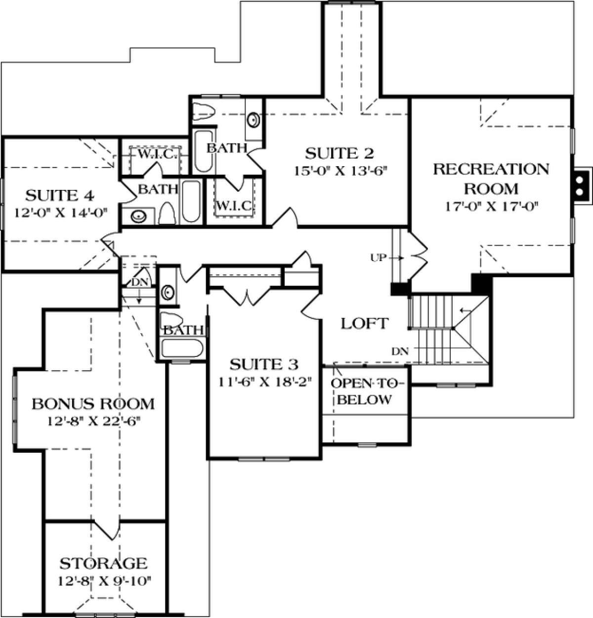 Floorplan 3 for House Plan #3323-00357