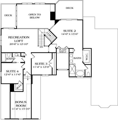 Floorplan 2 for House Plan #3323-00359