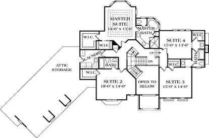 Floorplan 3 for House Plan #3323-00361