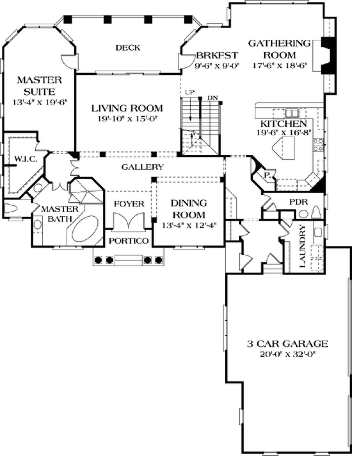 Floorplan 2 for House Plan #3323-00362